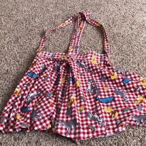 Disney Lady and the Tramp Suspender Skirt